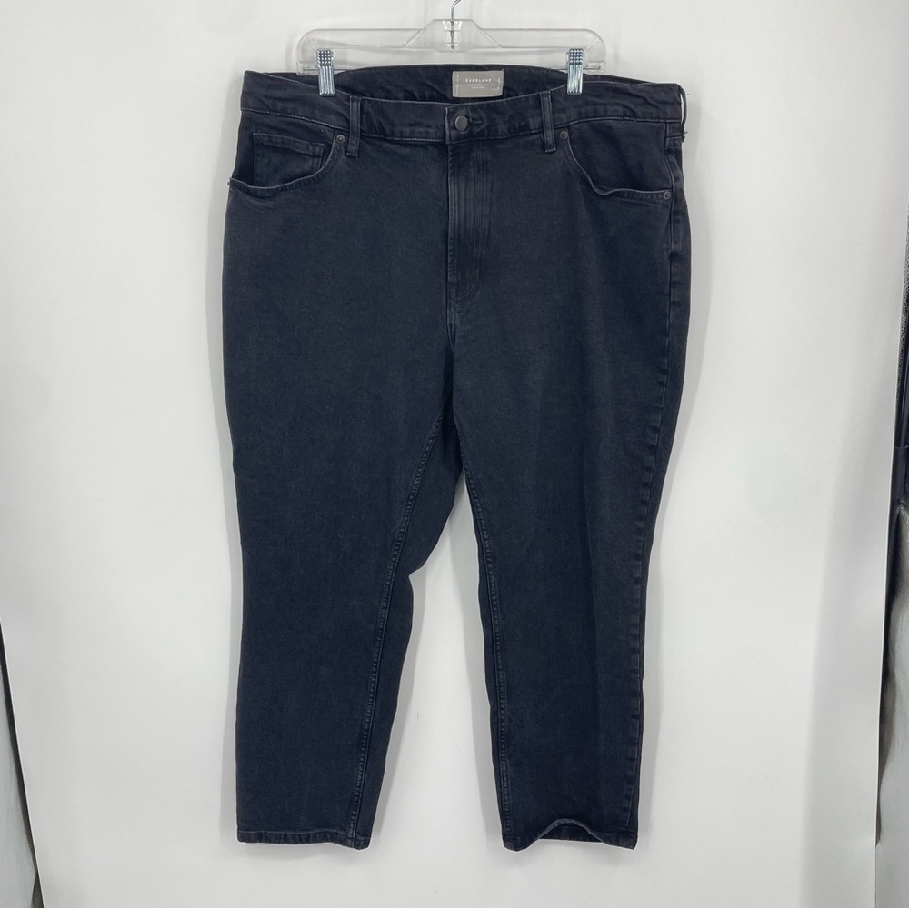 Everlane The original Cheeky Jean Washed Black Organic Cotton Jeans 35 regular‎